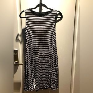 Black and White Tunic Dress